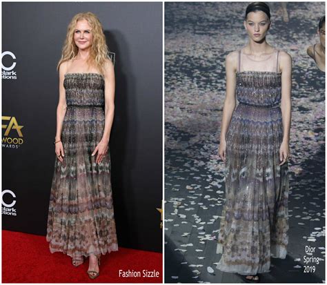 nicole kidma dior hollywood fim awards 2018|Nicole Kidman in Dior .